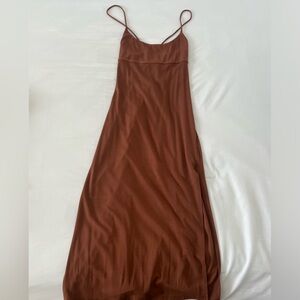 Artizia Wilfred Dreamwear Dress - cognac